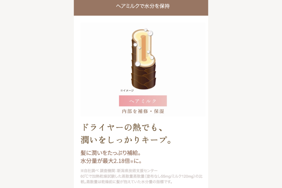 KINUJO Silk drop milk (シルクドロップミルク) 60ml