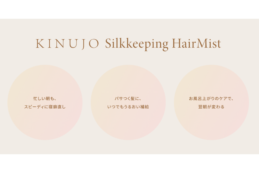 KINUJO Silkkeeping HairMist キヌージョシルクキーピングヘアミスト 200ml